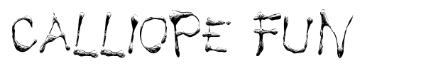 Calliope Fun font preview